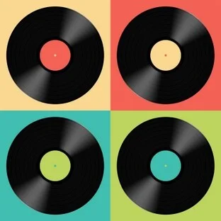 Schallplatten Grafik